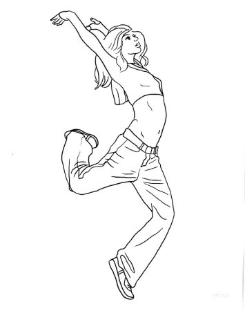 Набросок волейболиста