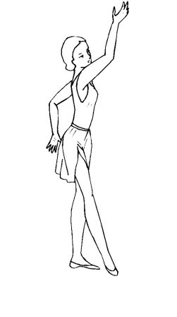 Бегущий человек зарисовка