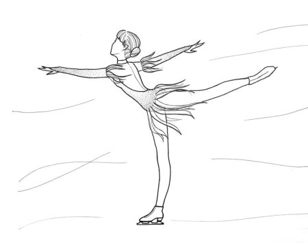 Спортсмен рисунок