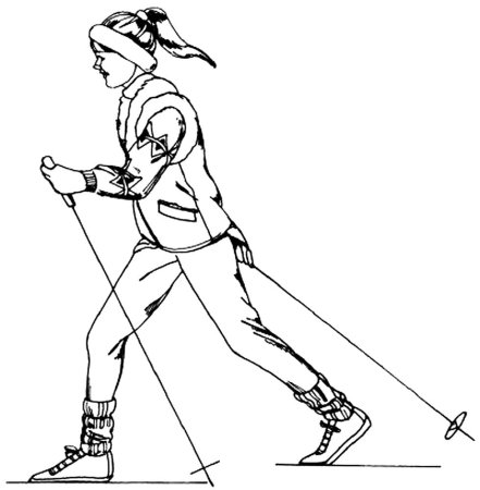 Дети в движении для раскрашивания