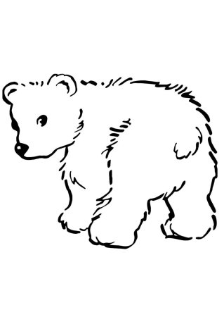 Раскраска "мишки"