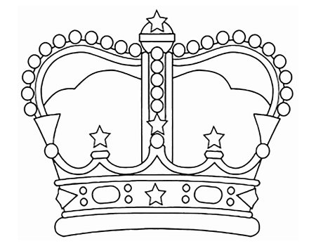 Аппликация "корона"