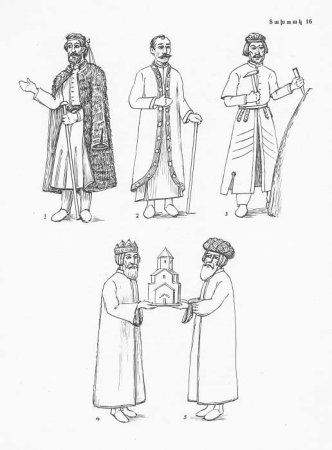 Национальный костюм карачаевцев раскраска