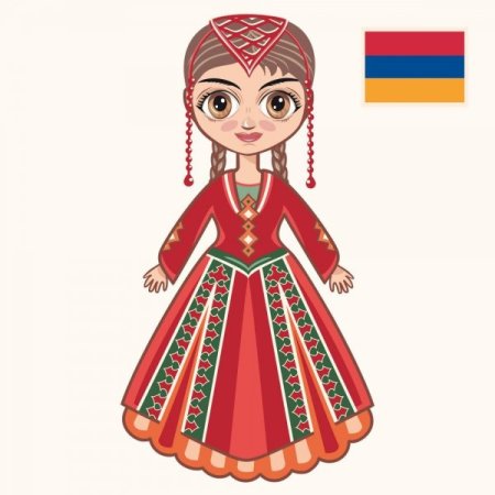 Грузинский национальный костюм раскраска