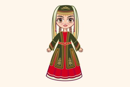 Армянский национальный костюм рисунок