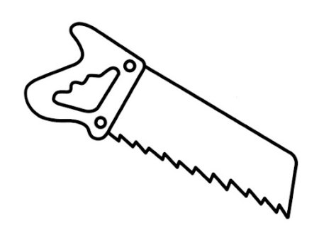 Раскраска пила