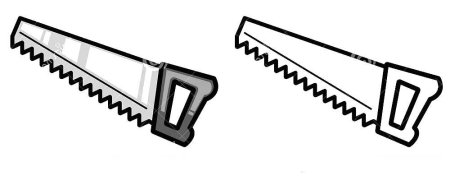 Картинка раскраска пила