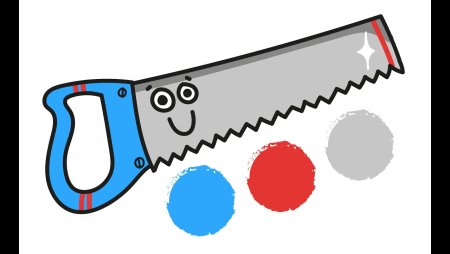 Бензопила раскраска