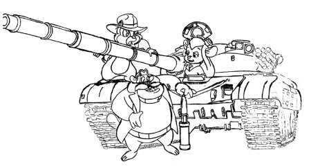 Танк ИС 3 раскраска