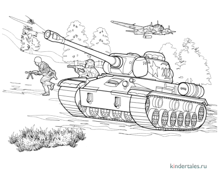 Раскраска танка т34 на войне 1941-1945