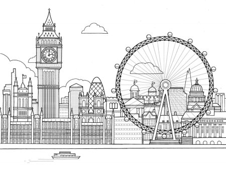 Дорога для раскрашивания