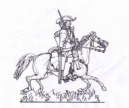 Бородинская битва раскраска