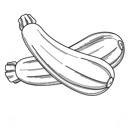 Кабачок раскраска для детей