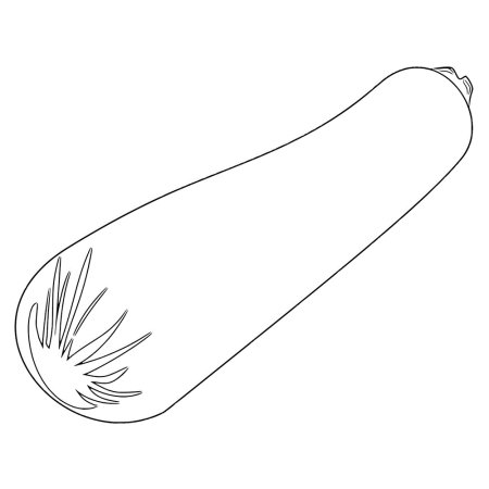 Кабачок раскраска