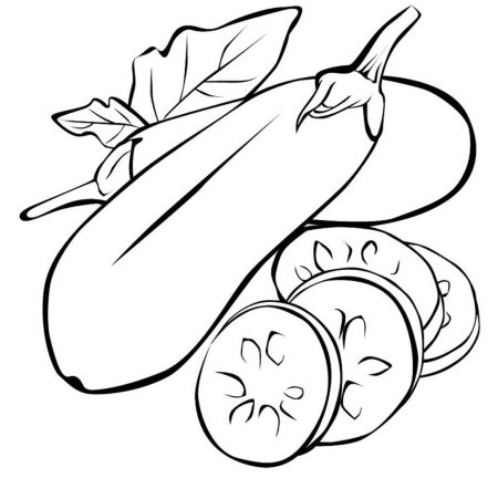 Кабачок раскраска
