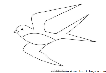 Рисуем ласточку
