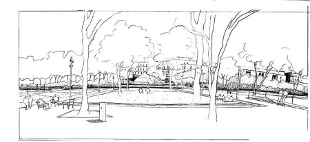 Парк раскраска для детей