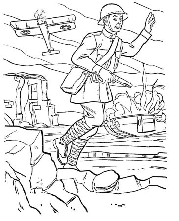 Раскраска Великая Отечественная война