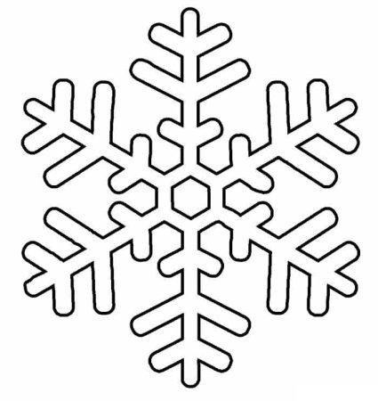 Трафарет «снежинки»