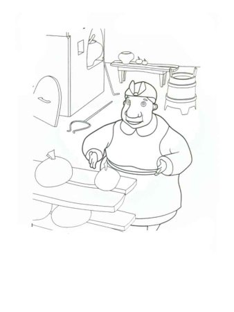 Каша из топора раскраска