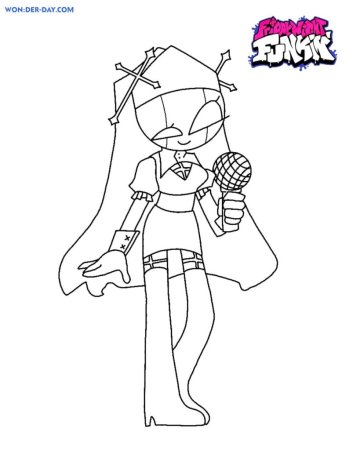 Раскраски Фрайдей Найт Фанкин раскраски