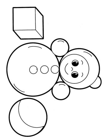 Игрушки раскраска для детей