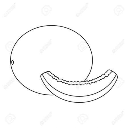 Дыня раскраска