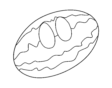 Дыня раскраска