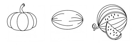 Дыня раскраска