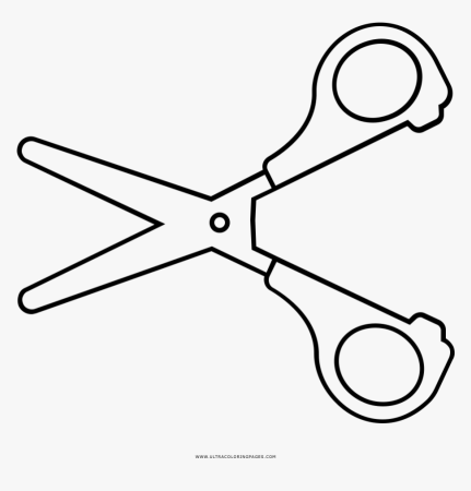 Ножницы раскраска для детей