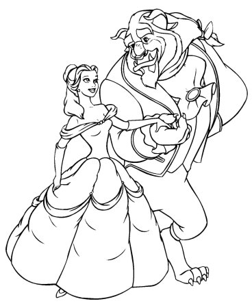 Красавица и чудовище раскраска Гастон