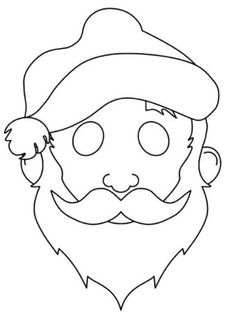 Маска дед Мороз