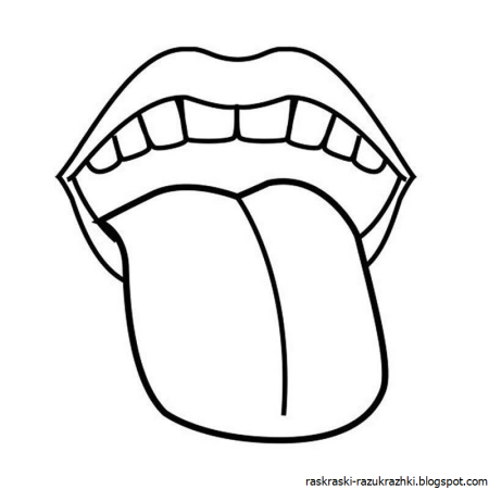 Губы раскраска