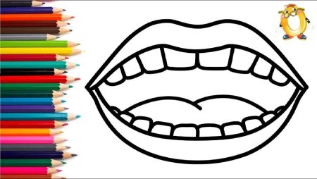 Губы для раскрашивания