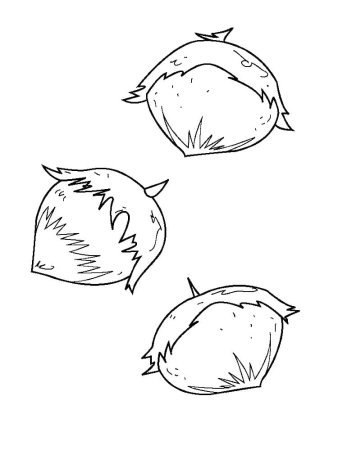 Орешки для раскрашивания