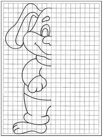 Симметричное рисование по клеткам