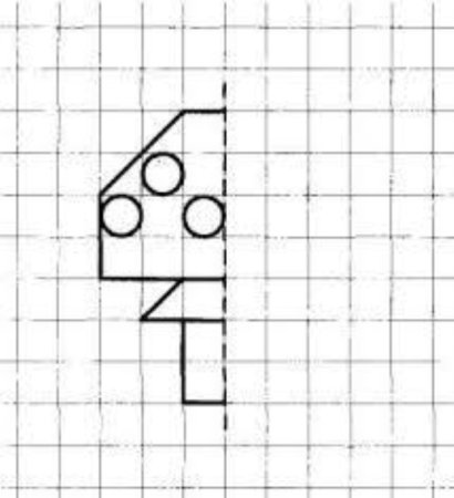 Дорисовать вторую половину рисунка