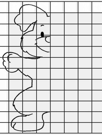 Дорисовывание симметричных изображений