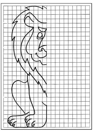 Дорисовать вторую половину рисунка