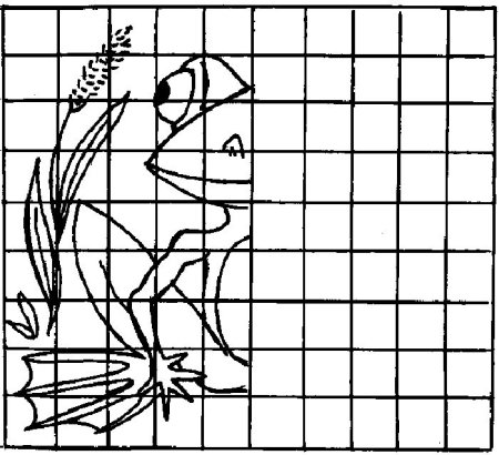 Раскраски в клеточку