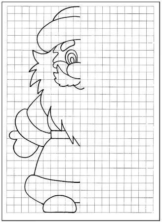 Раскраска поклетошкам