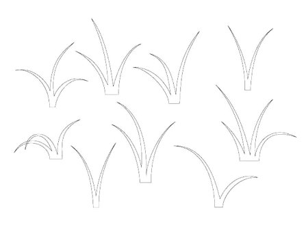 Рисование травы