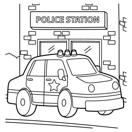Раскраска полиция