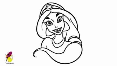 Жасмин и аладин раскраска