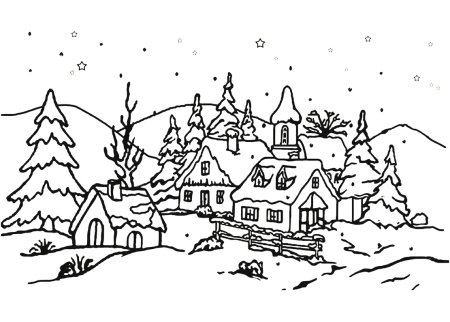 Раскраски новый год сложные