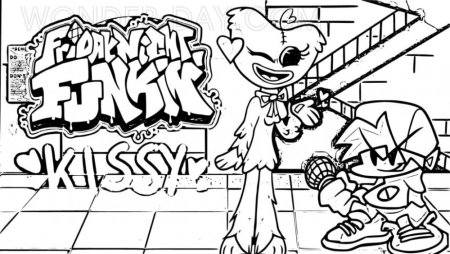 Кисси Мисси раскраска