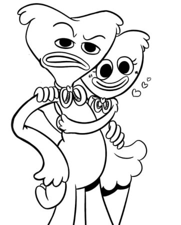 Раскраски Хаги-ваги и киси-МИСИ