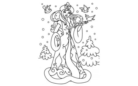 Опера Снегурочка раскраска