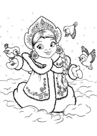 Снегурочка Островский рисунок