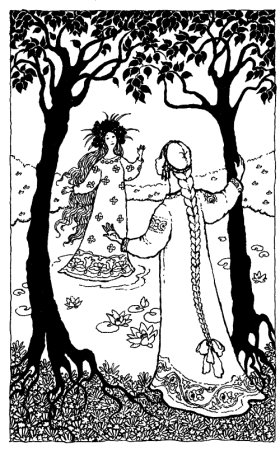 Раскраска Снегурочки